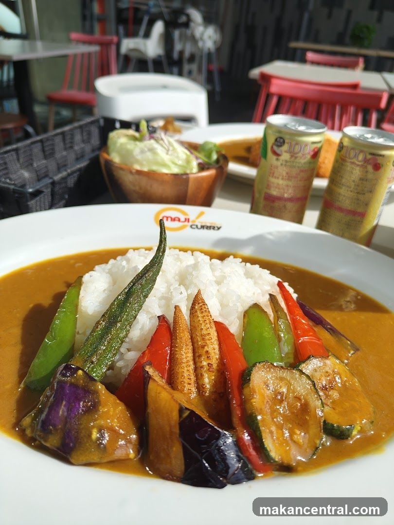 Curry Meal at Restaurant