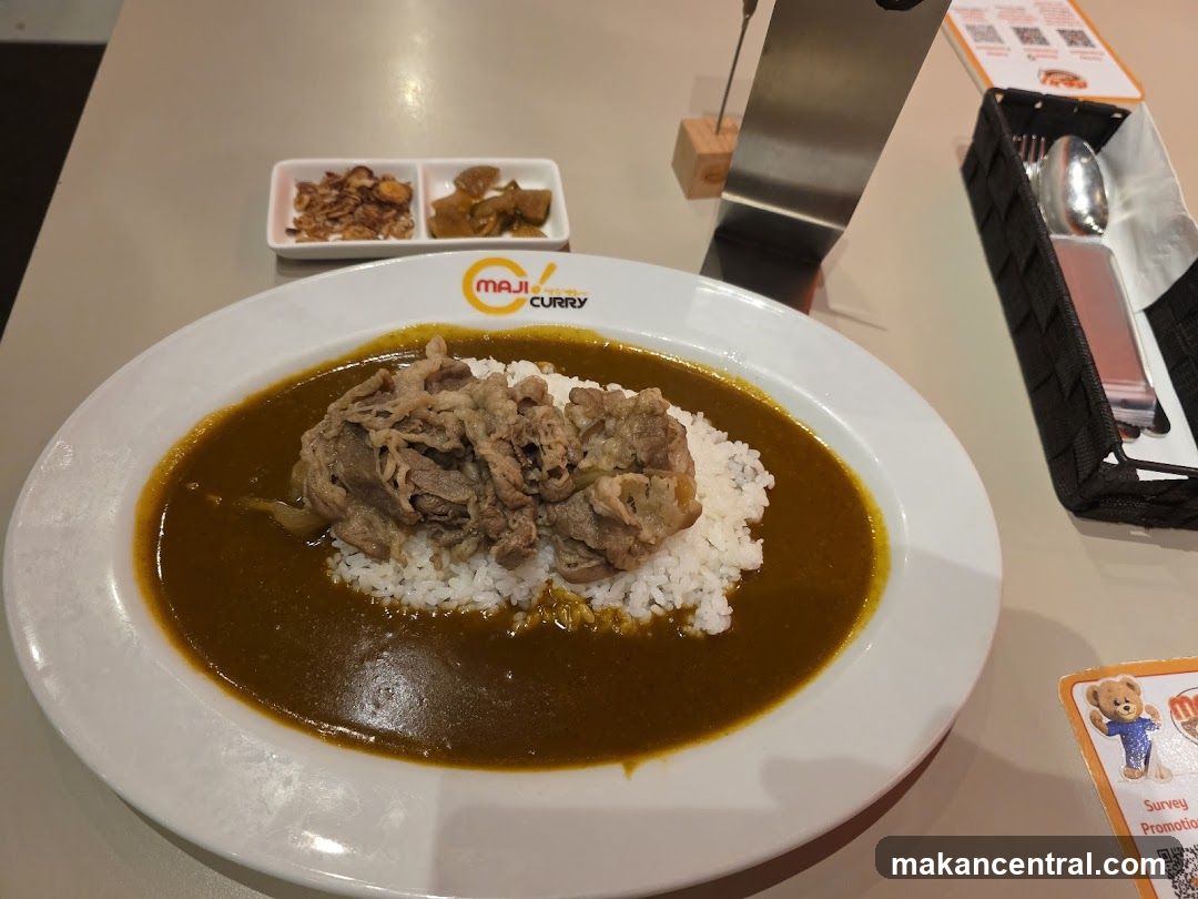 Curry Rice Dish at Maiji Curry