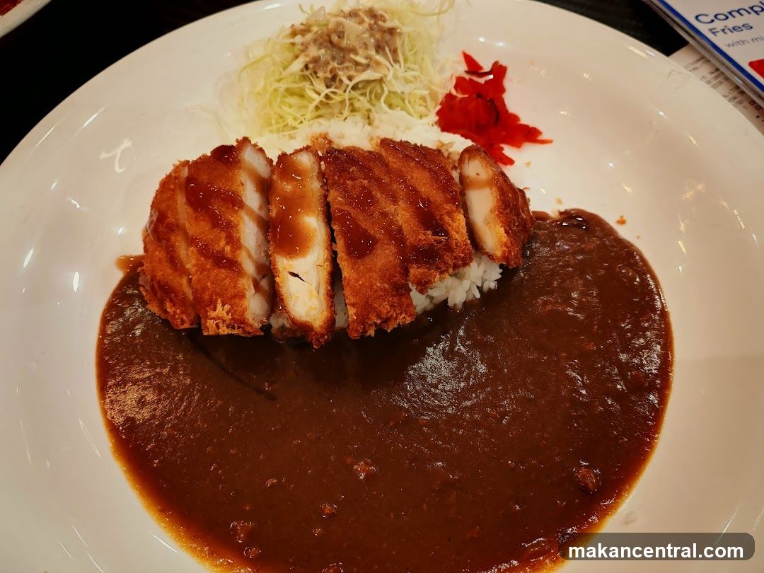 Crispy Chicken Curry Rice Plate