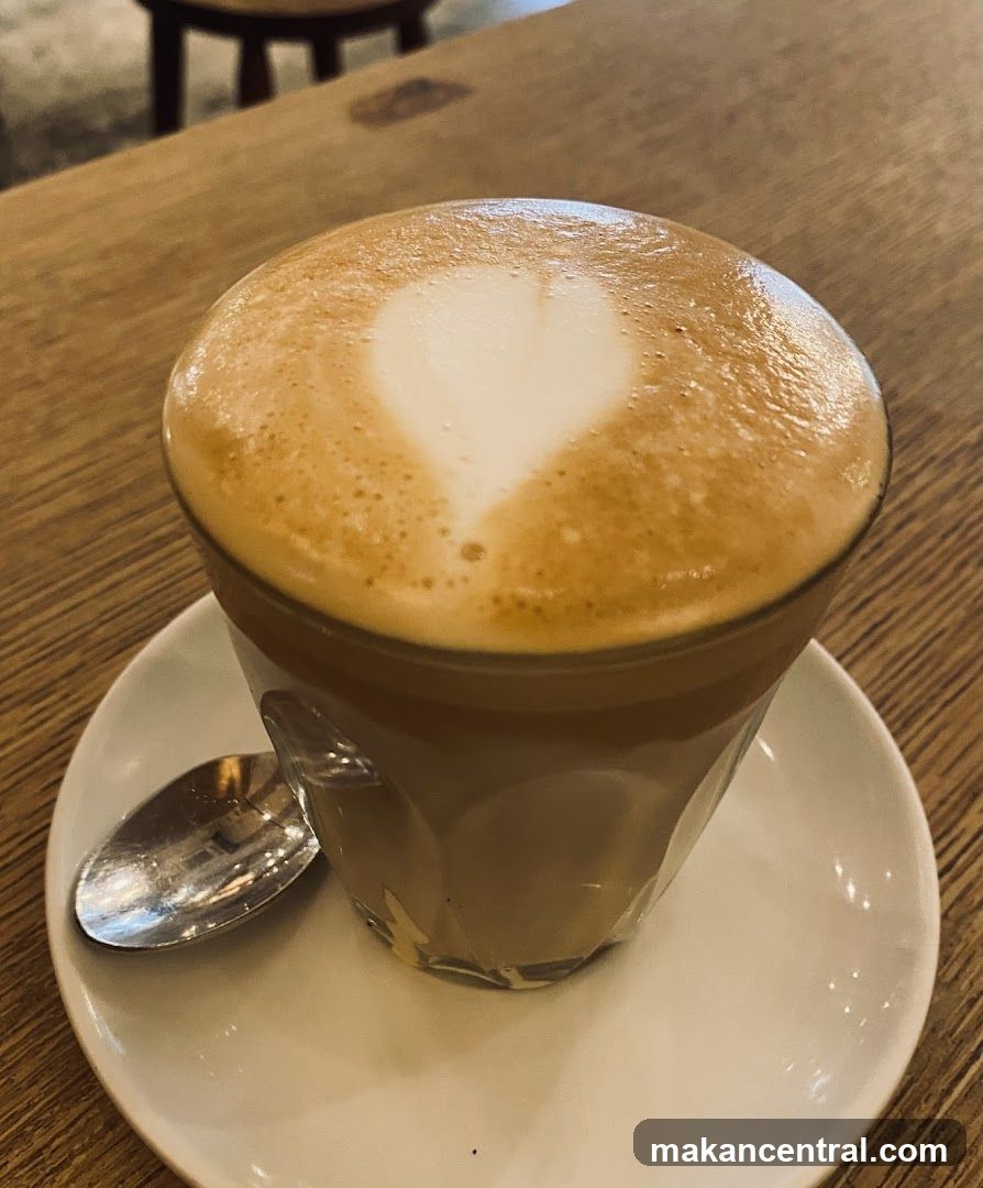 Coffee with Heart Latte Art