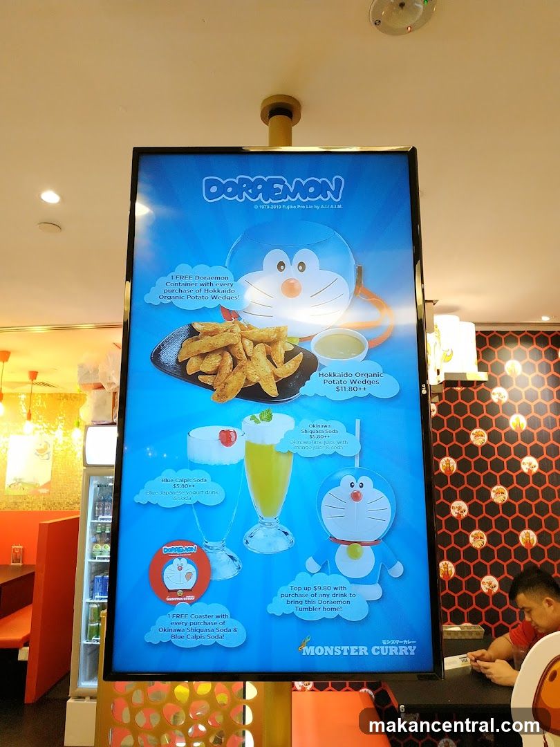 Doraemon-themed promotional display