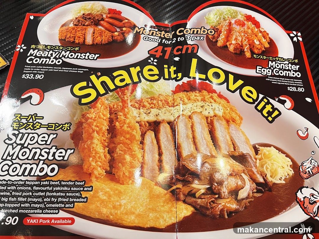 Monster Combo Menu