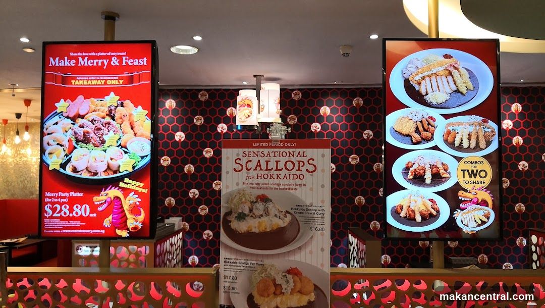 Restaurant Interior with Promotional Displays