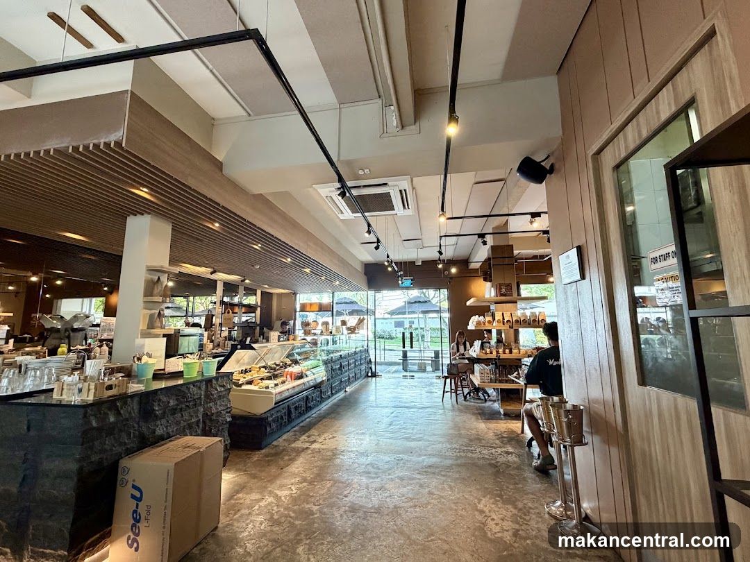 Interior of a café or bakery