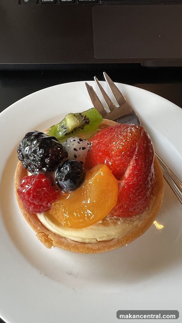 Fruit Tart on Plate