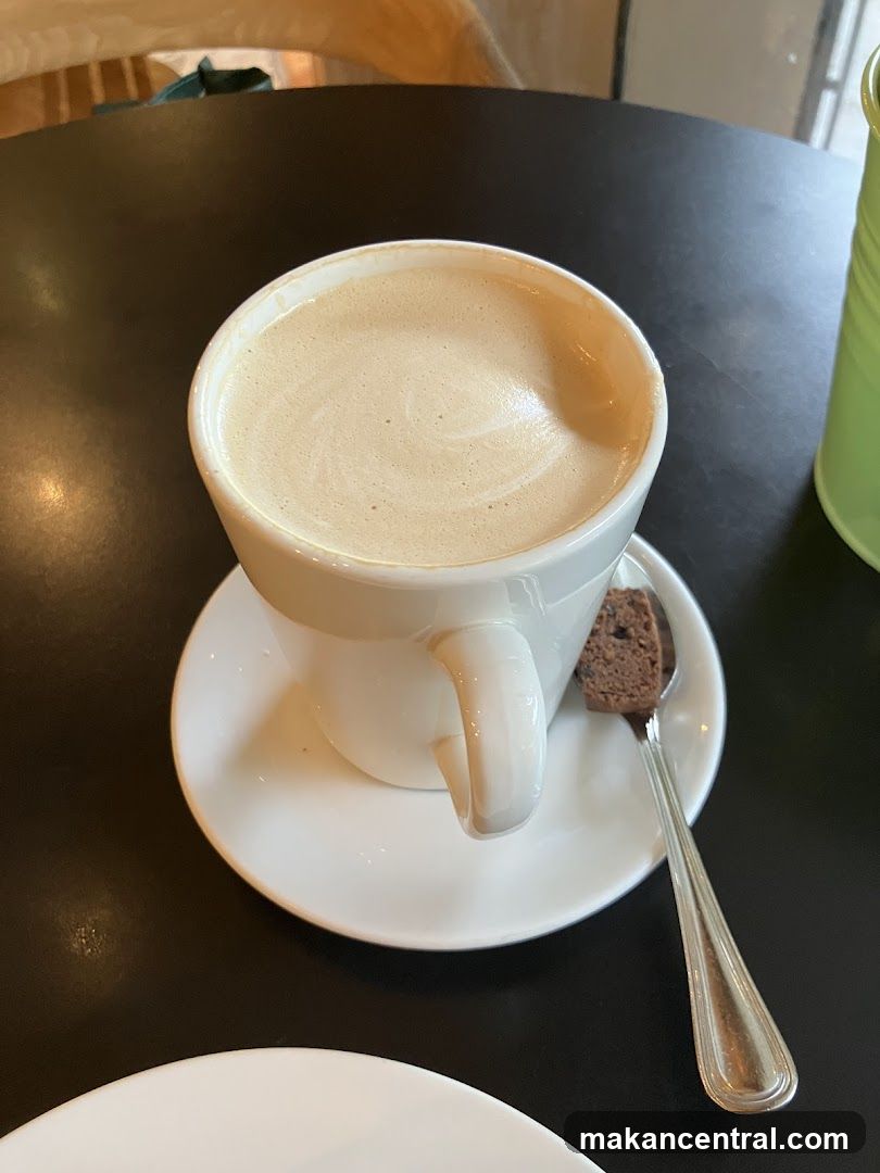 Coffee and Dessert on Table