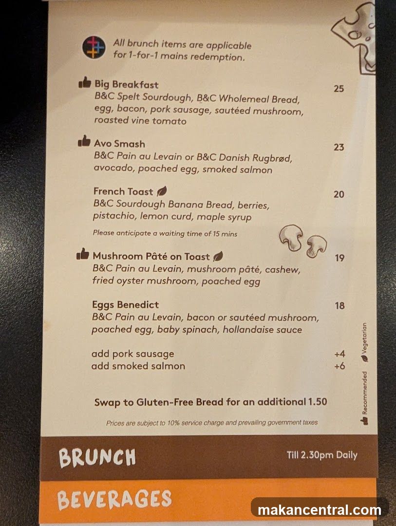 Brunch Menu