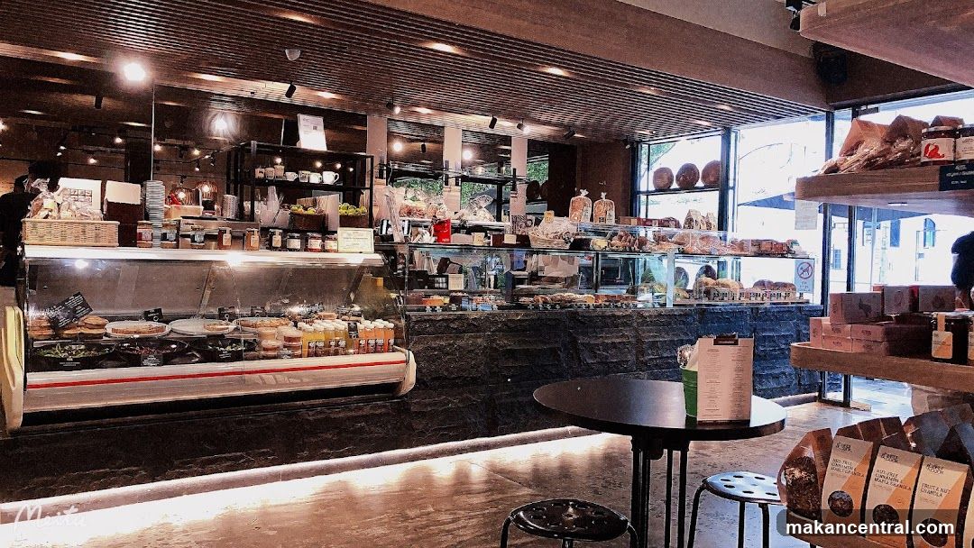Interior of a café or bakery