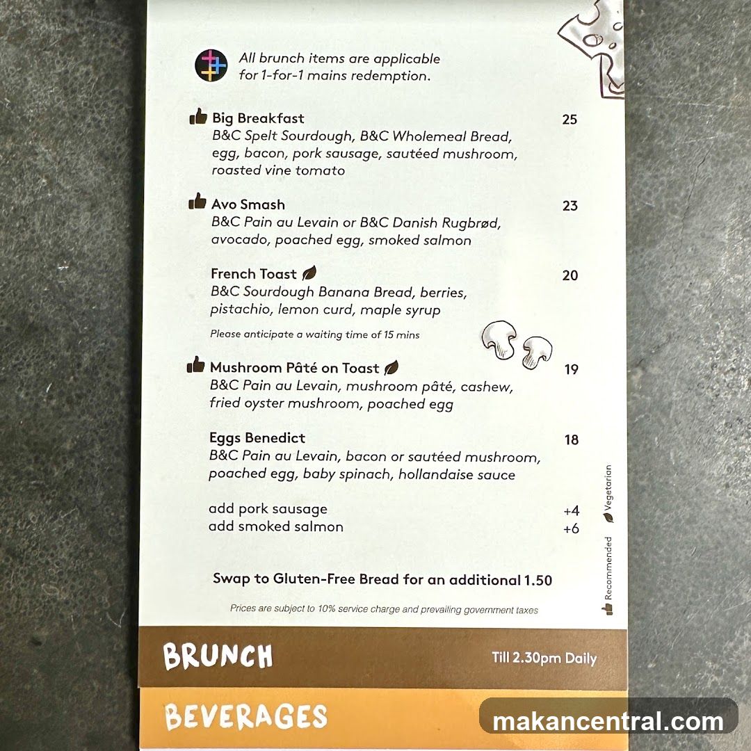 Brunch Menu