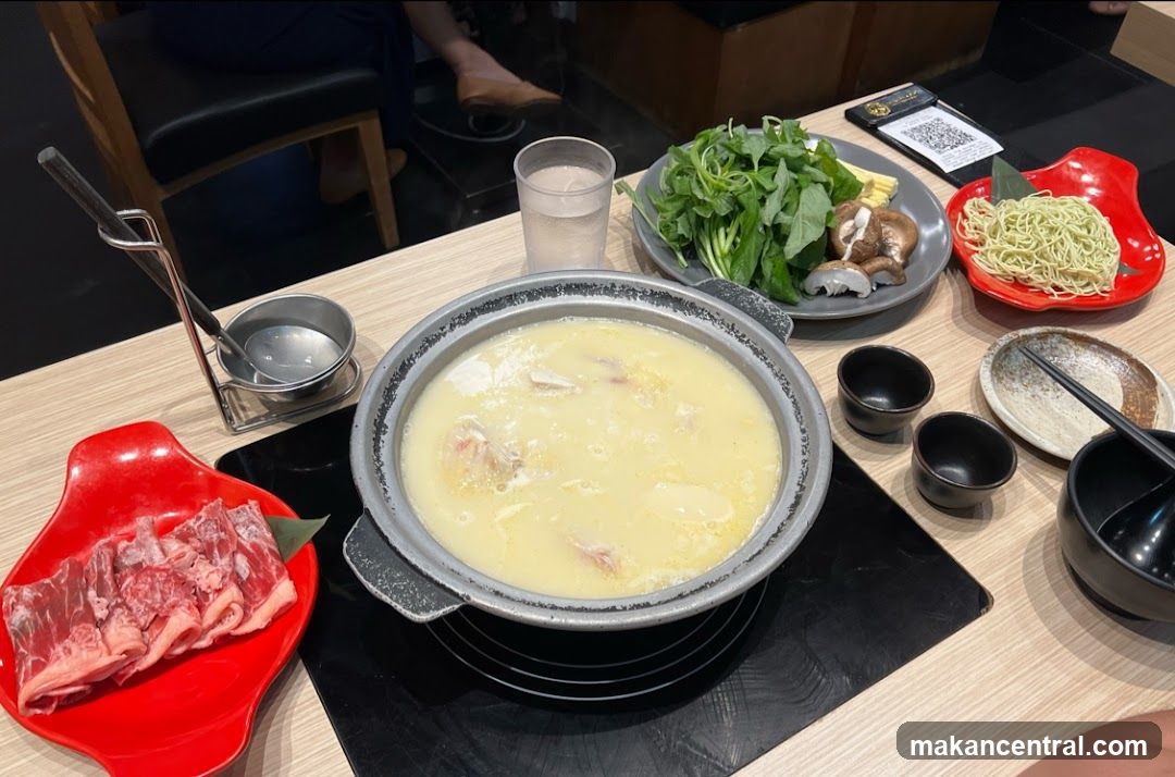 Hot Pot Dining Table Setup