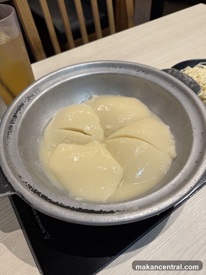 Food in a metal pot