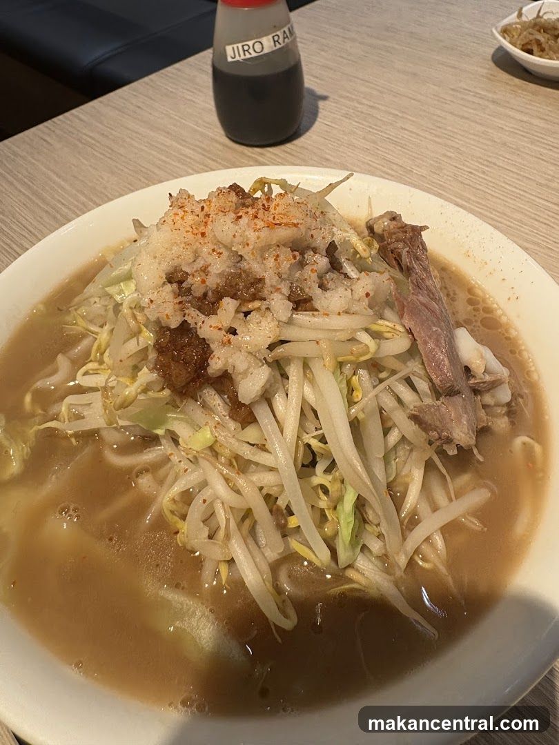 Ramen dish at JIRO RAMEN