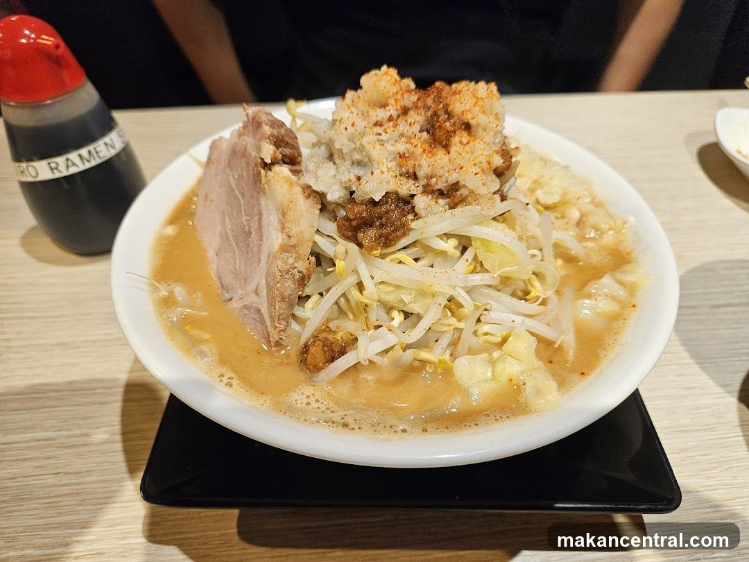 Ramen dish at restaurant