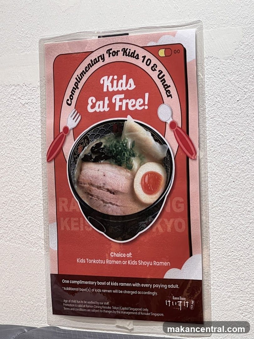 Kids Ramen Promotion Poster