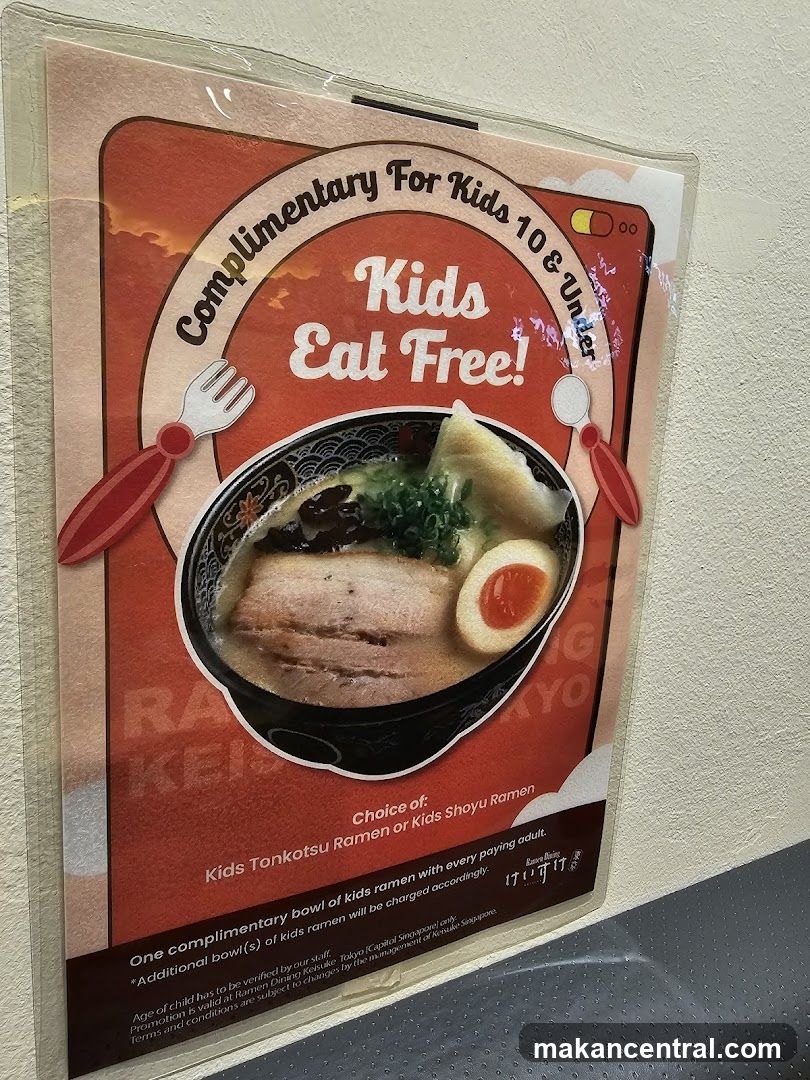 Kids Eat Free Promotion Poster