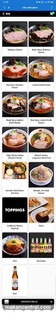 v3b order place menu
