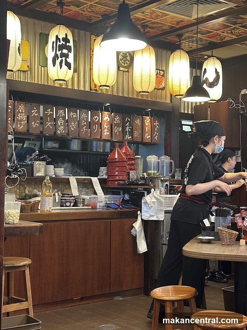 Interior of a Japanese-style restaurant
