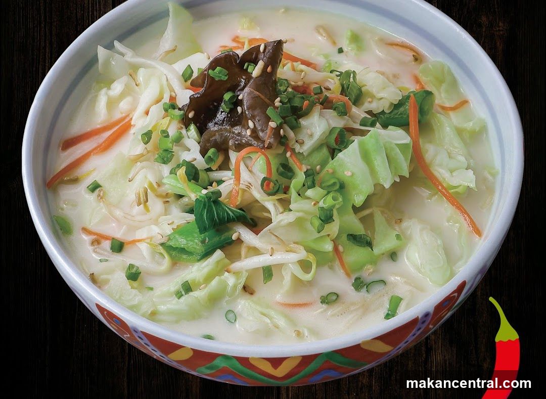 Cabbage Soup in Bowl