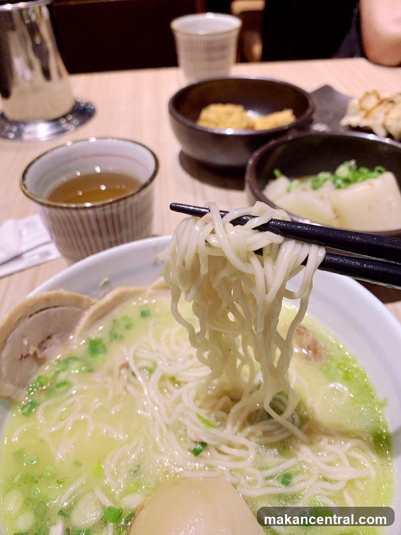 Ramen Dish with Chopsticks
