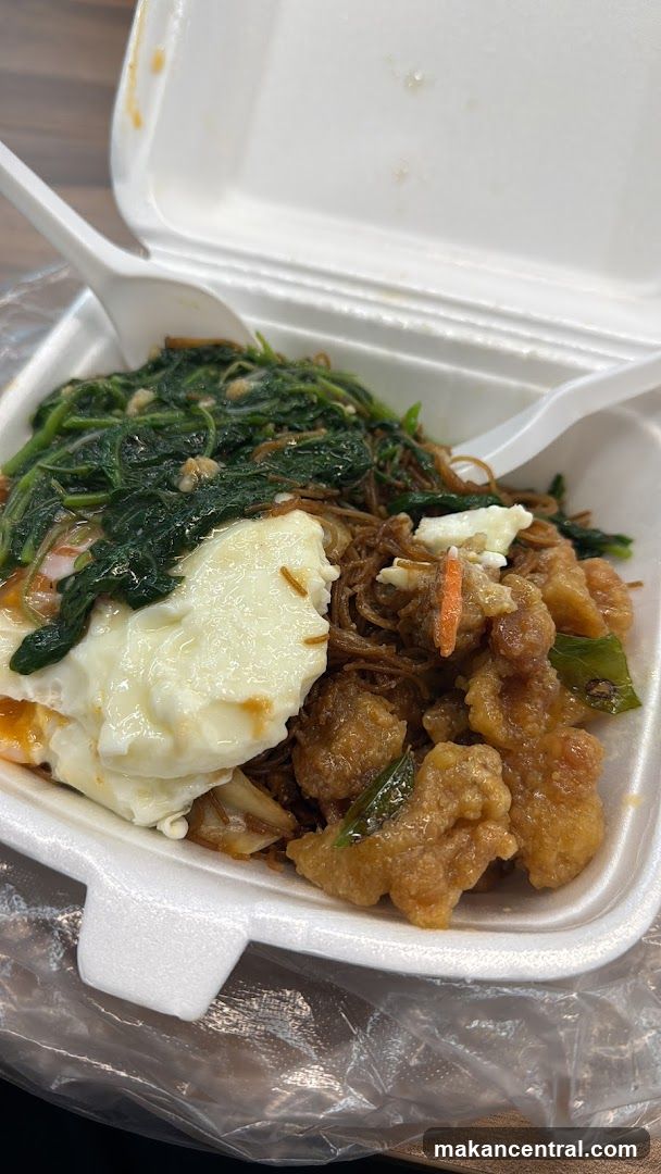 Food in takeout container