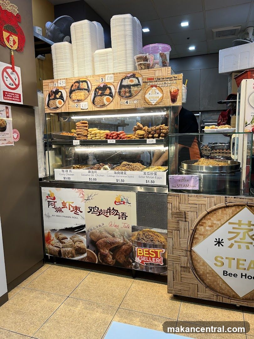 Food stall interior
