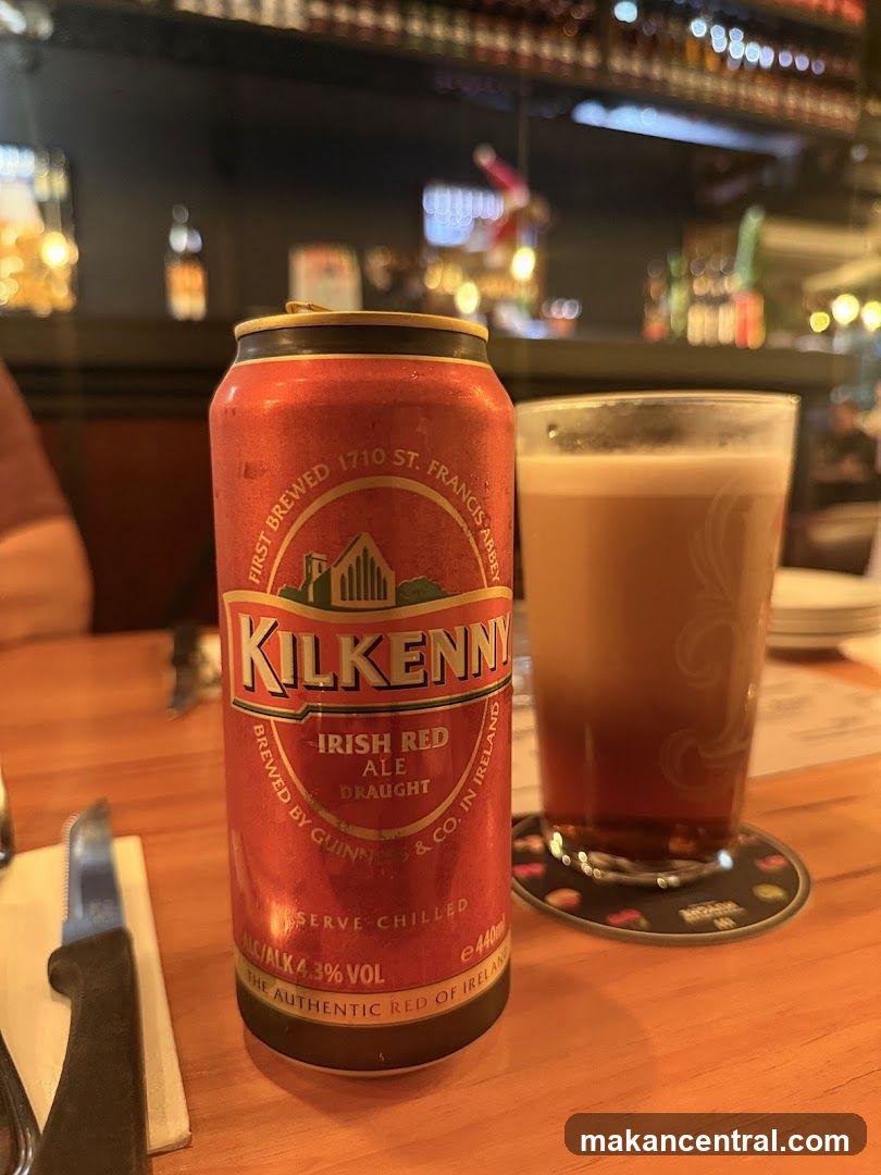 Beer Can and Glass on Table
