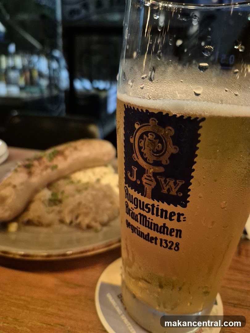 Beer and Food at Bar