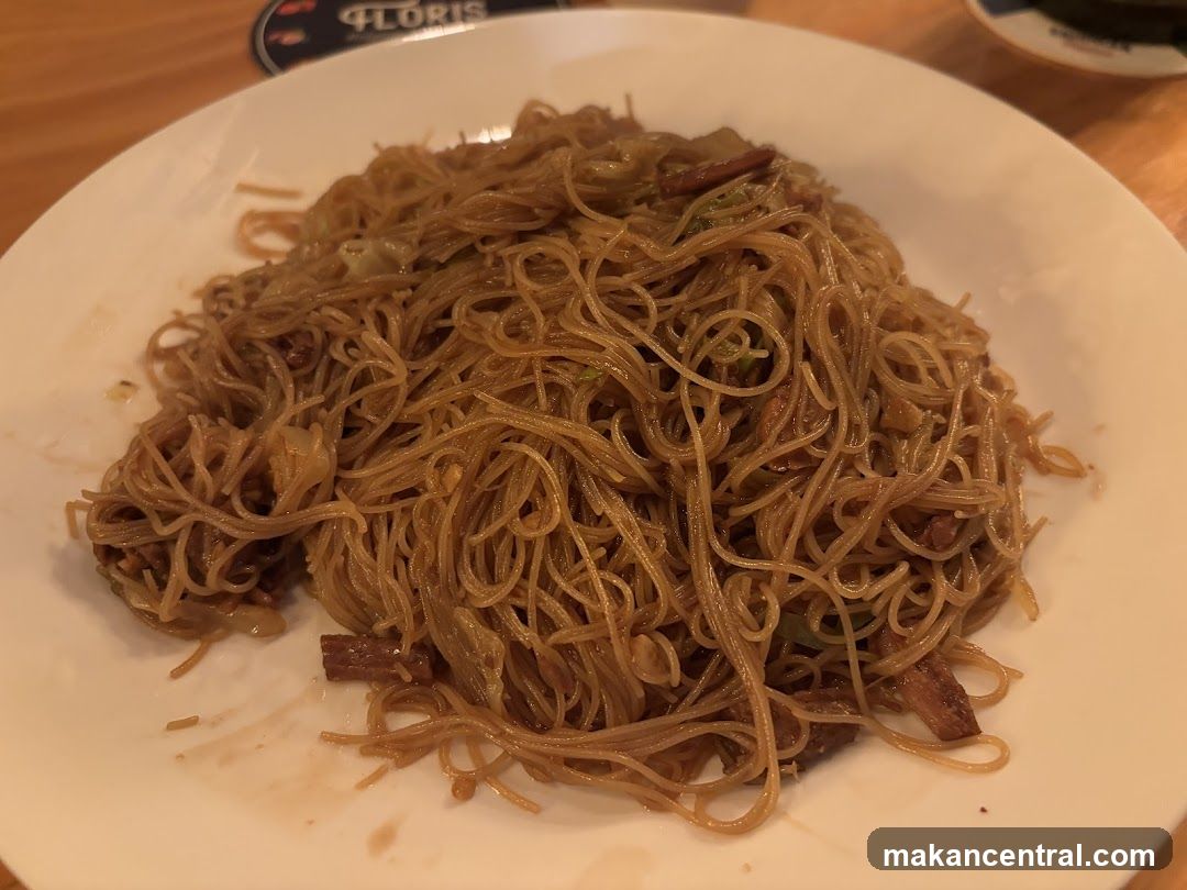 Noodles on Plate