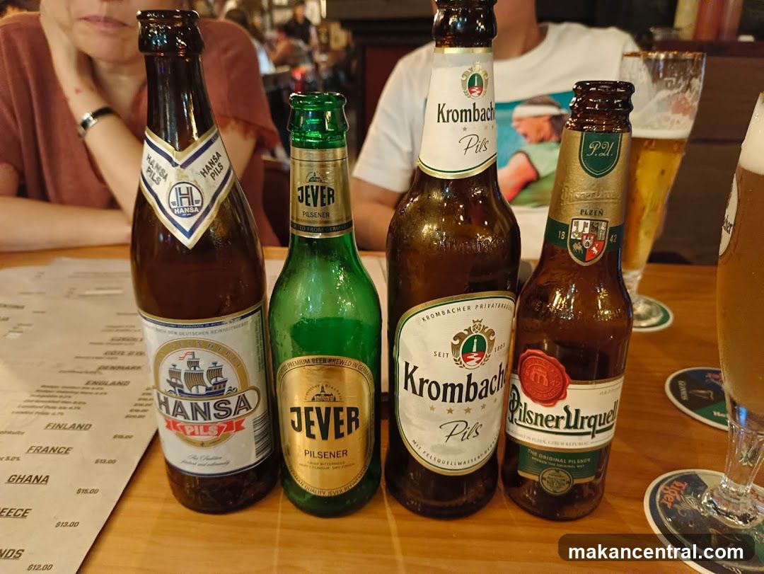Bottles of Beer on Table