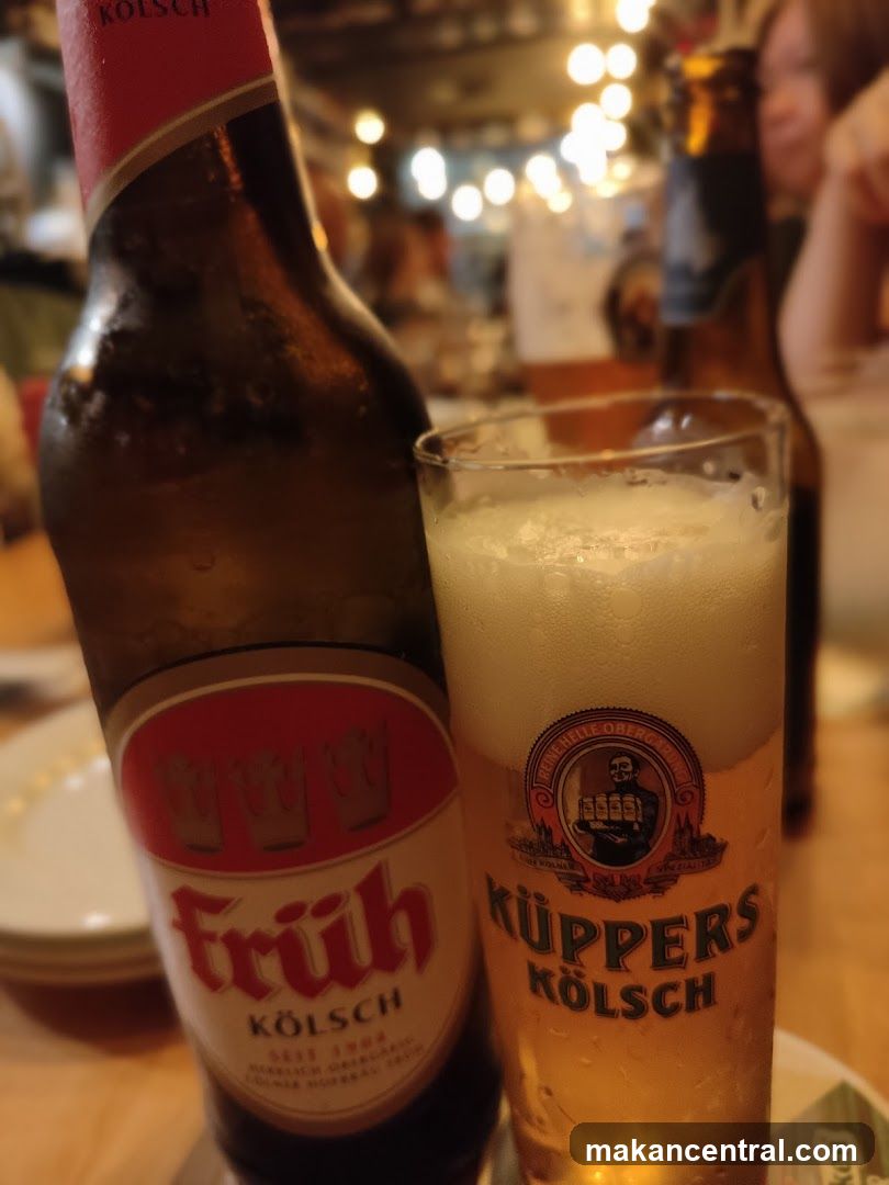 Beer at a bar