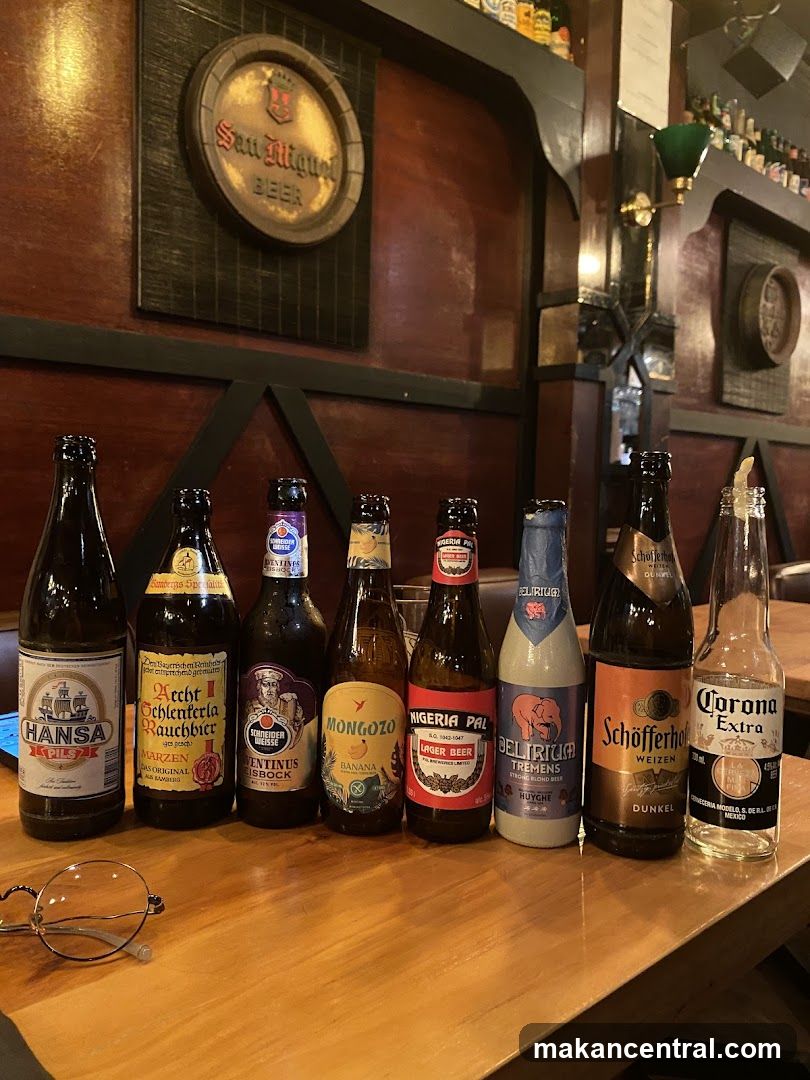 Beer Collection on Counter