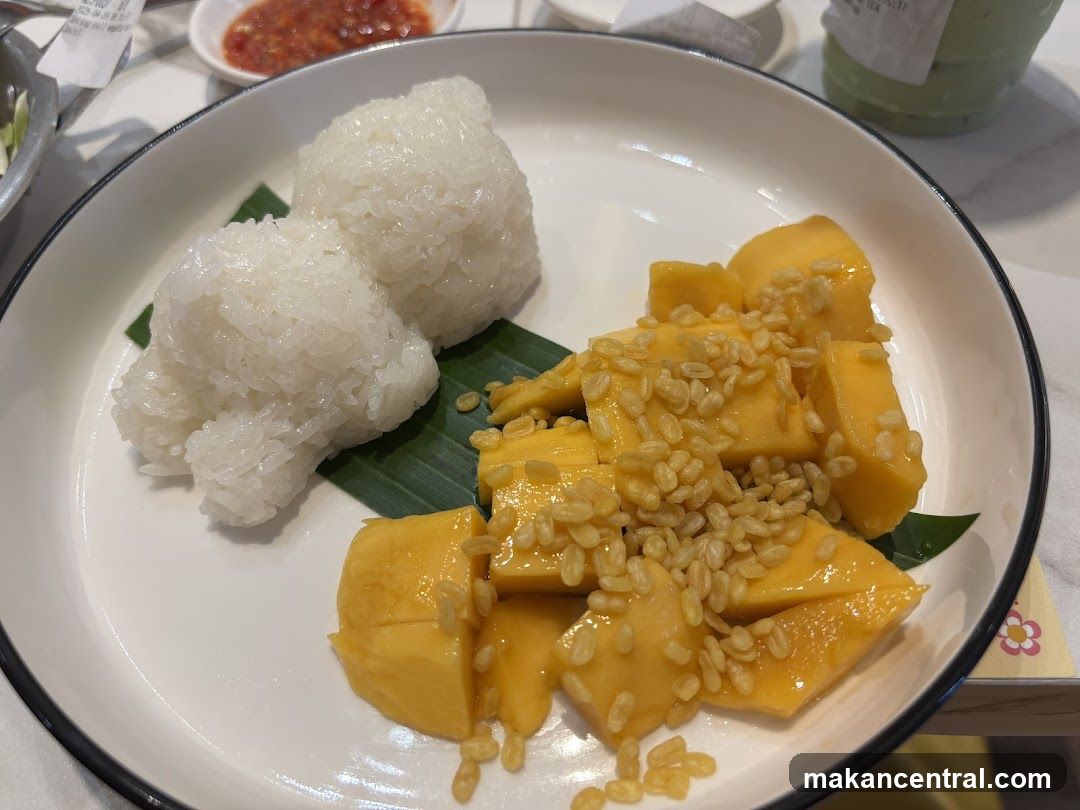 Mango Sticky Rice Dish