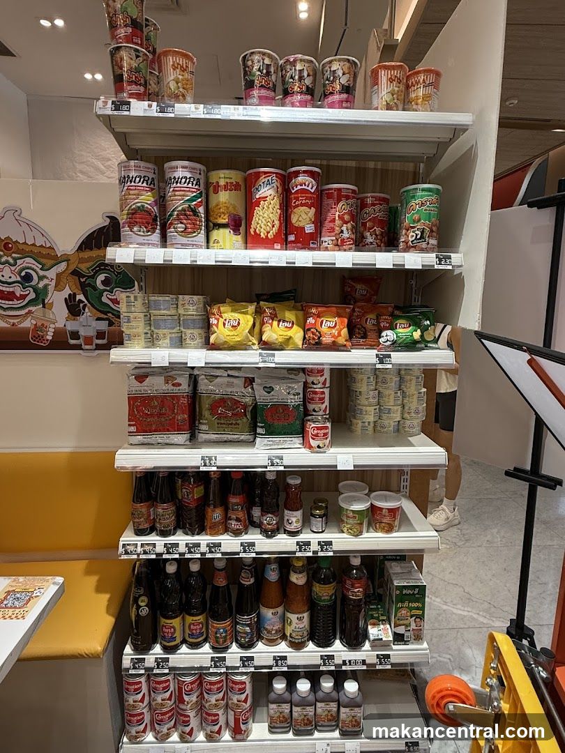 Store Interior Shelf Display