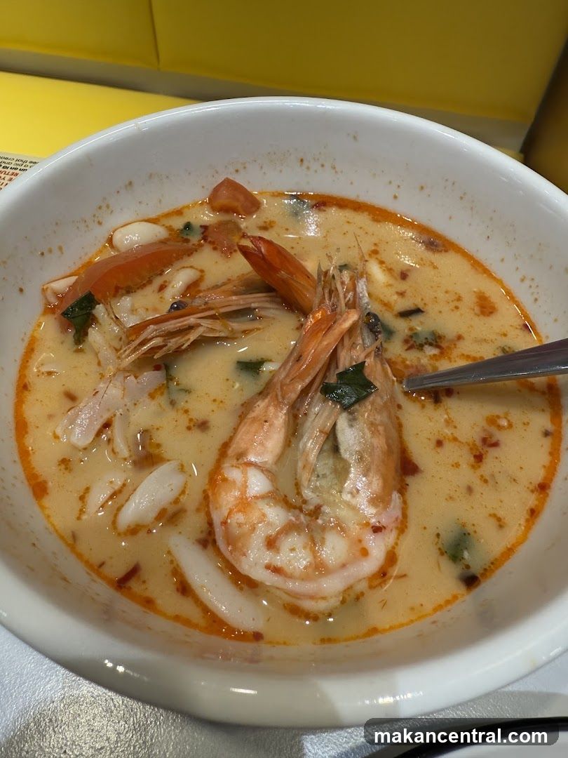 Close-up of a bowl of soup