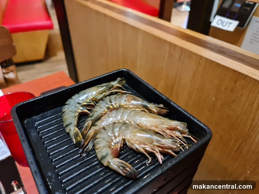 Grilled Shrimp on Grill Plate