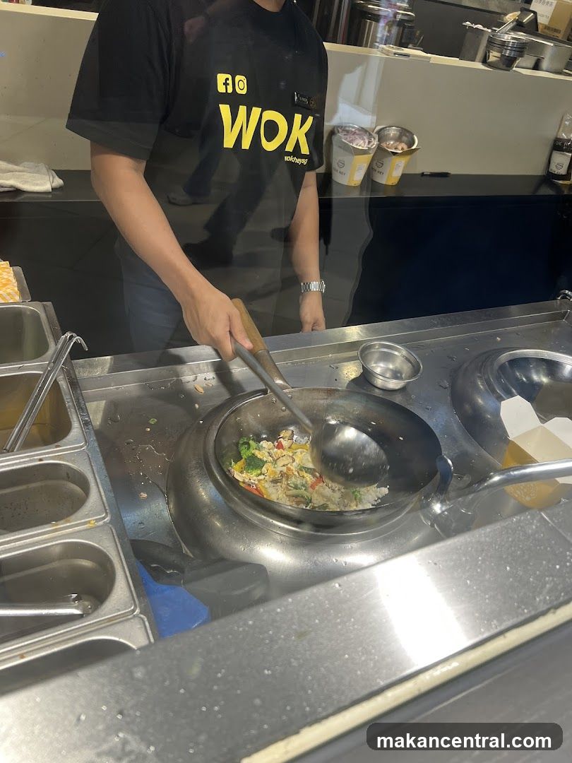 Wok Staff Cooking
