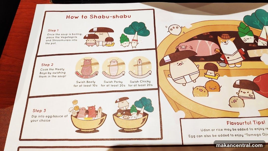 Shabu-shabu Instruction Sheet