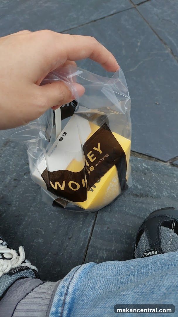 Hand holding packaged item