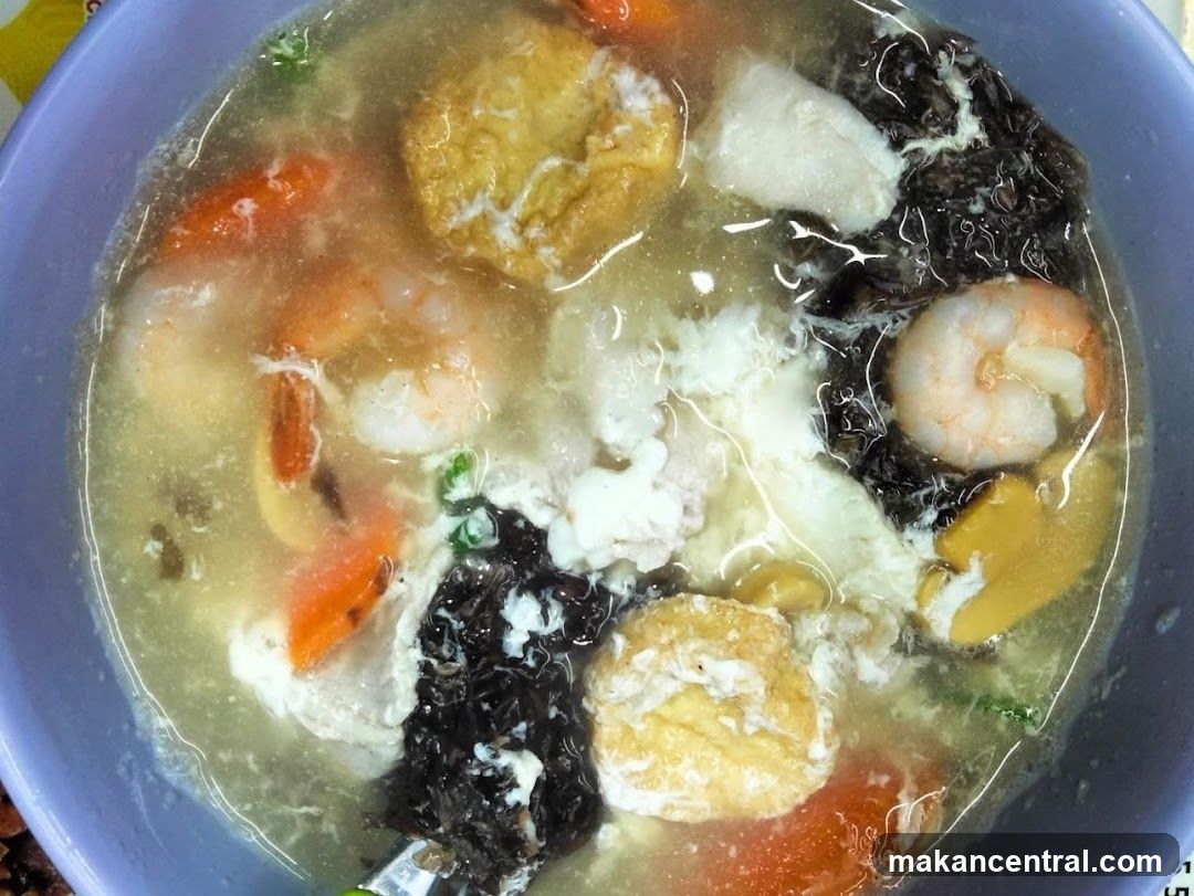 Soup in bowl