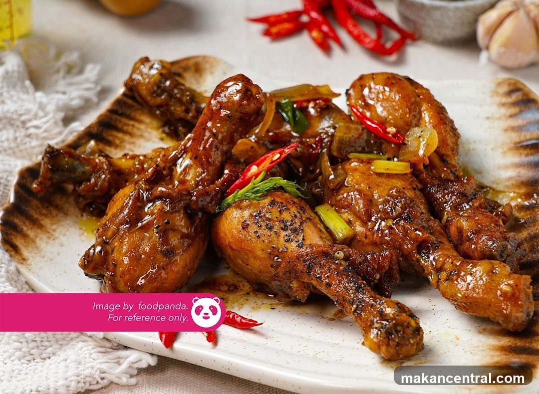 Grilled Chicken Legs with Sauce
