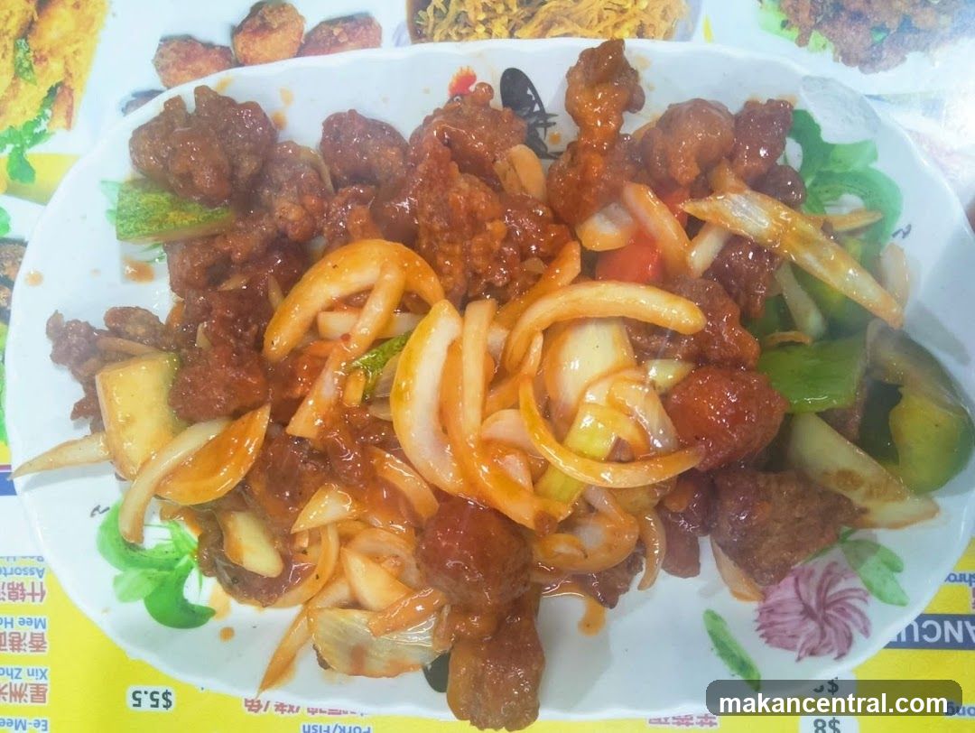 Food dish on plate