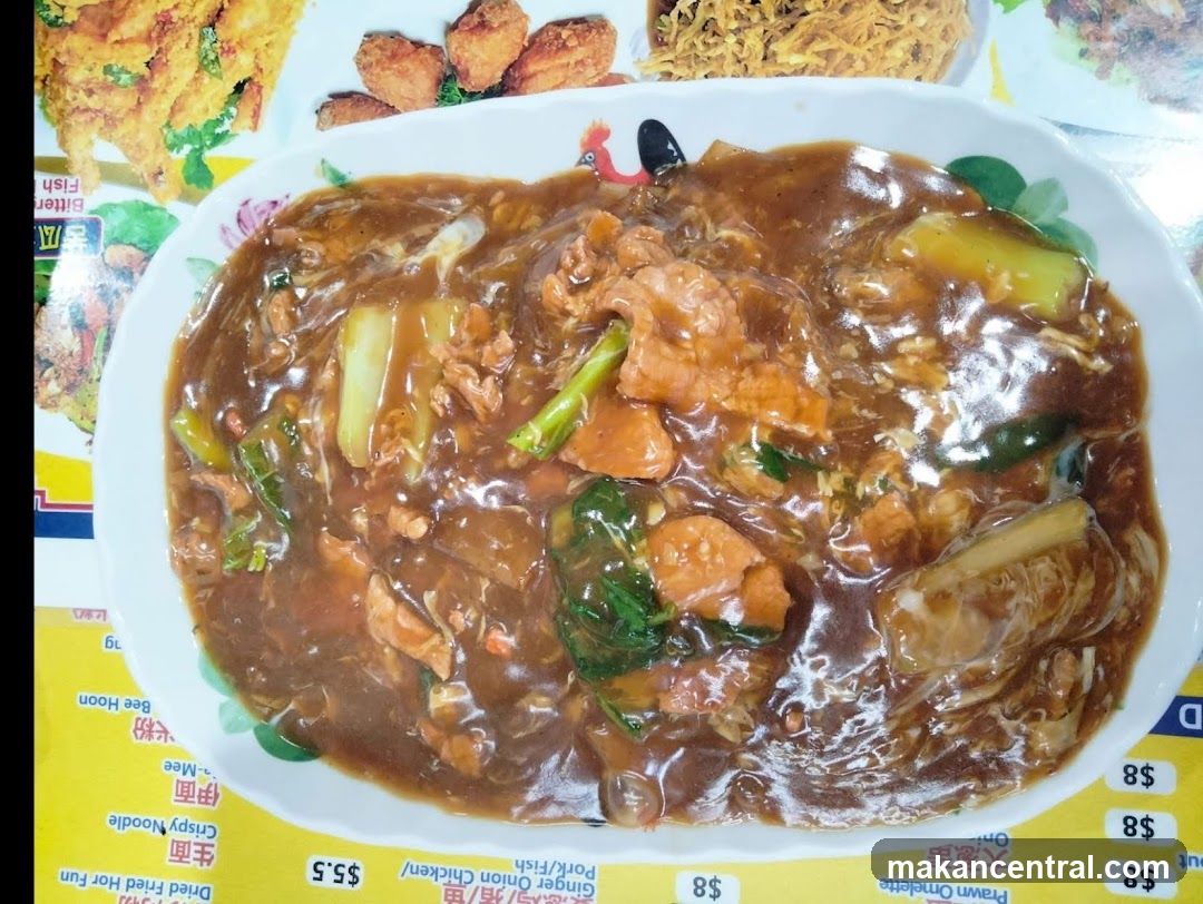 Food dish on table