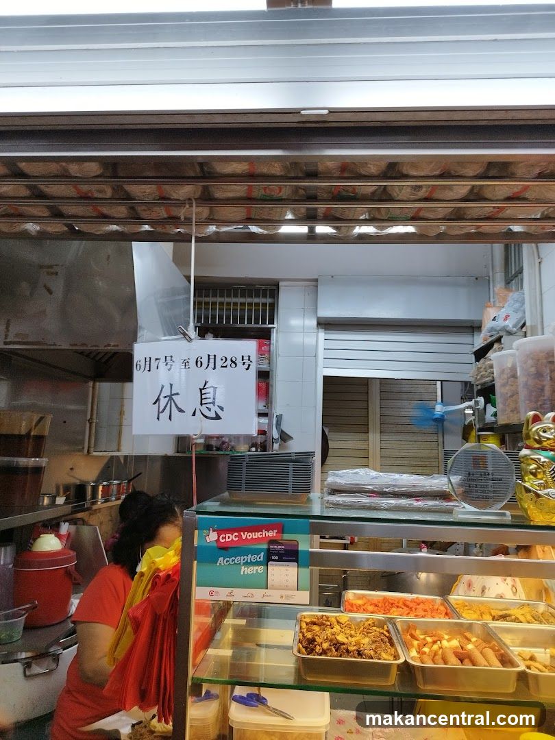 Food stall interior