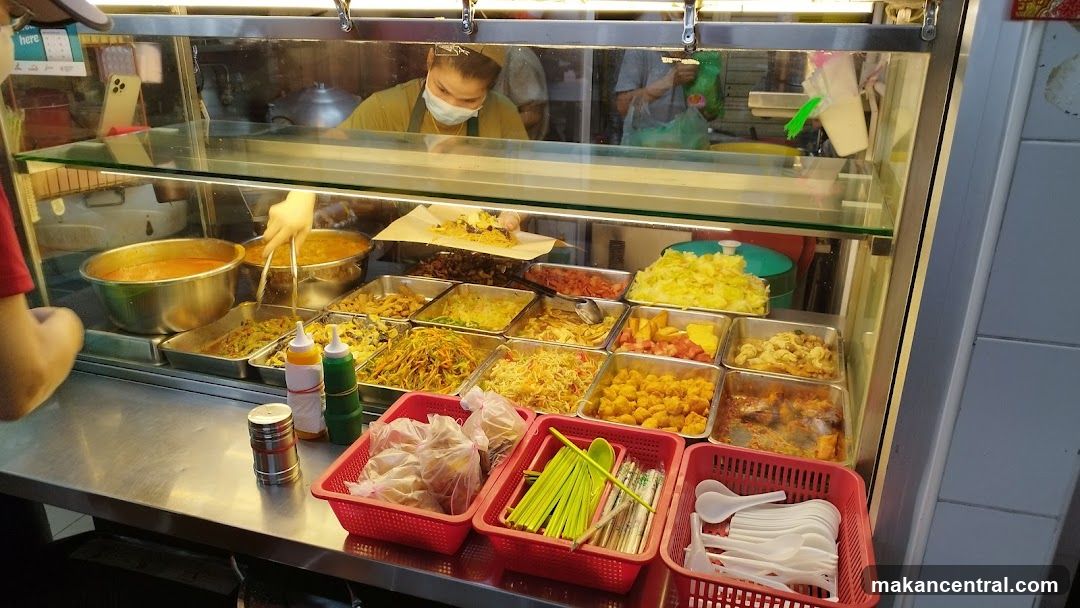 Food stall interior