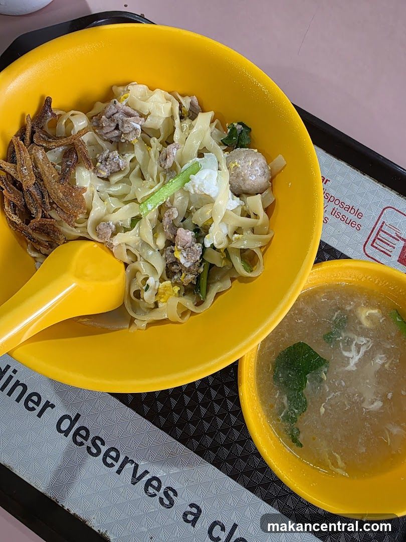 Food served in yellow bowls