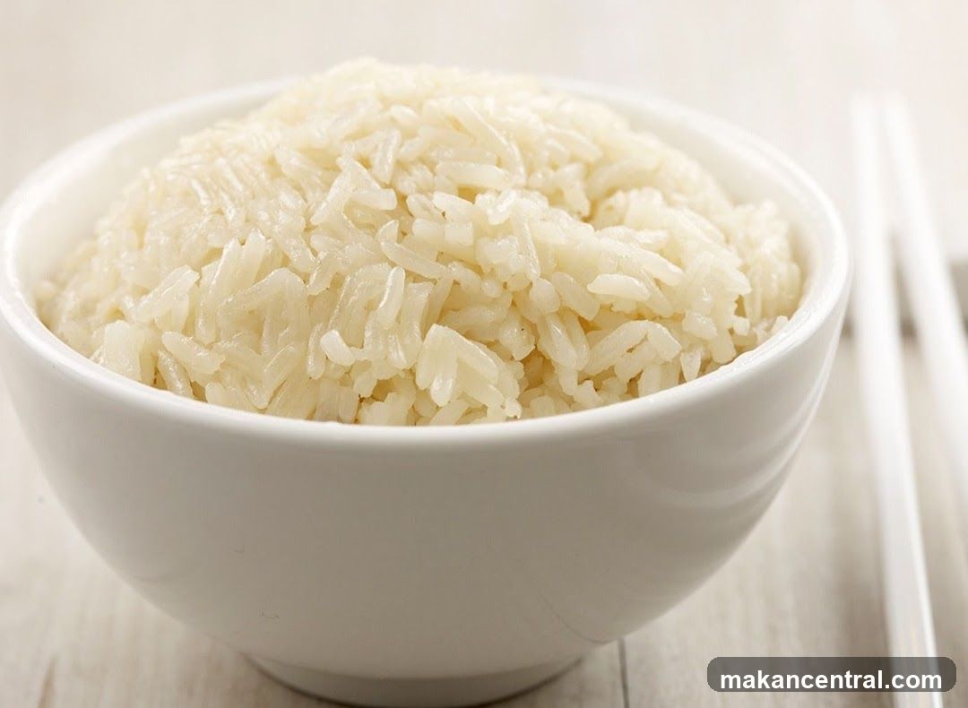 Rice in a bowl