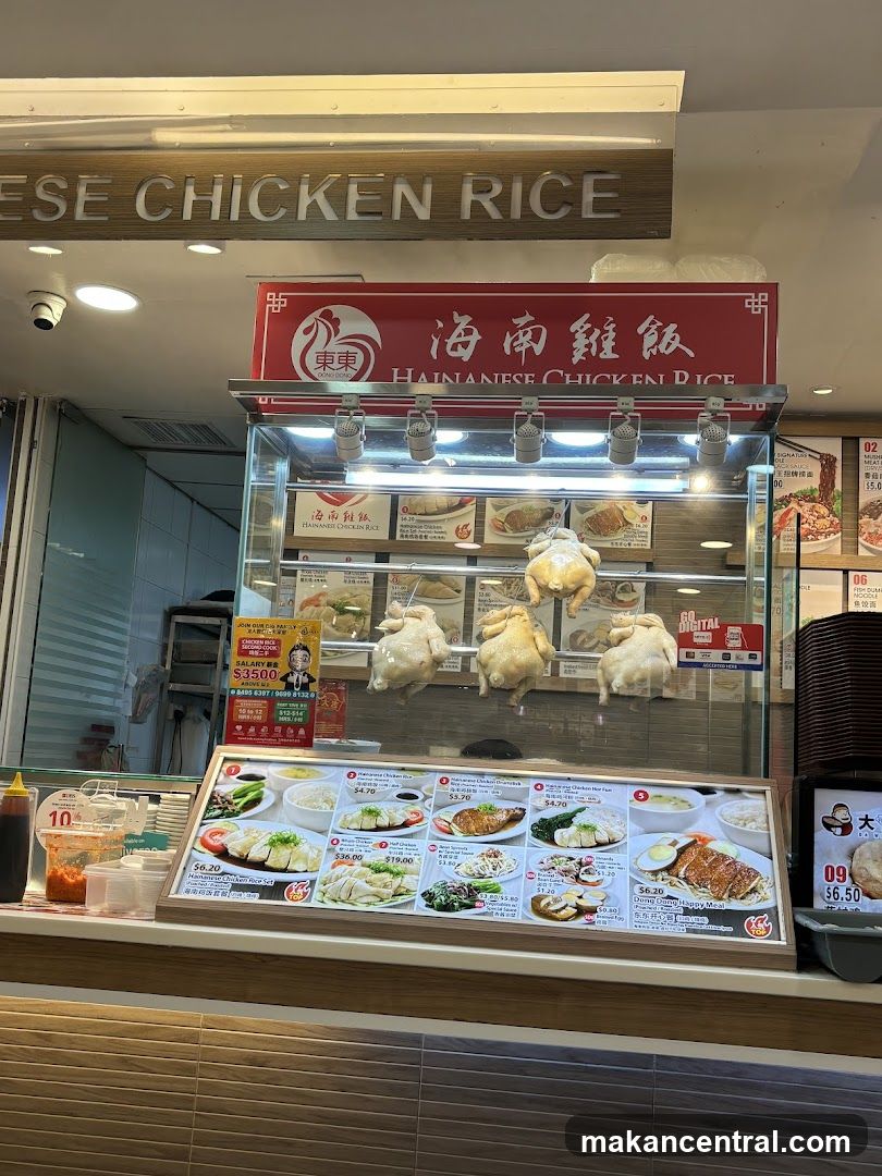 Hainanese Chicken Rice stall
