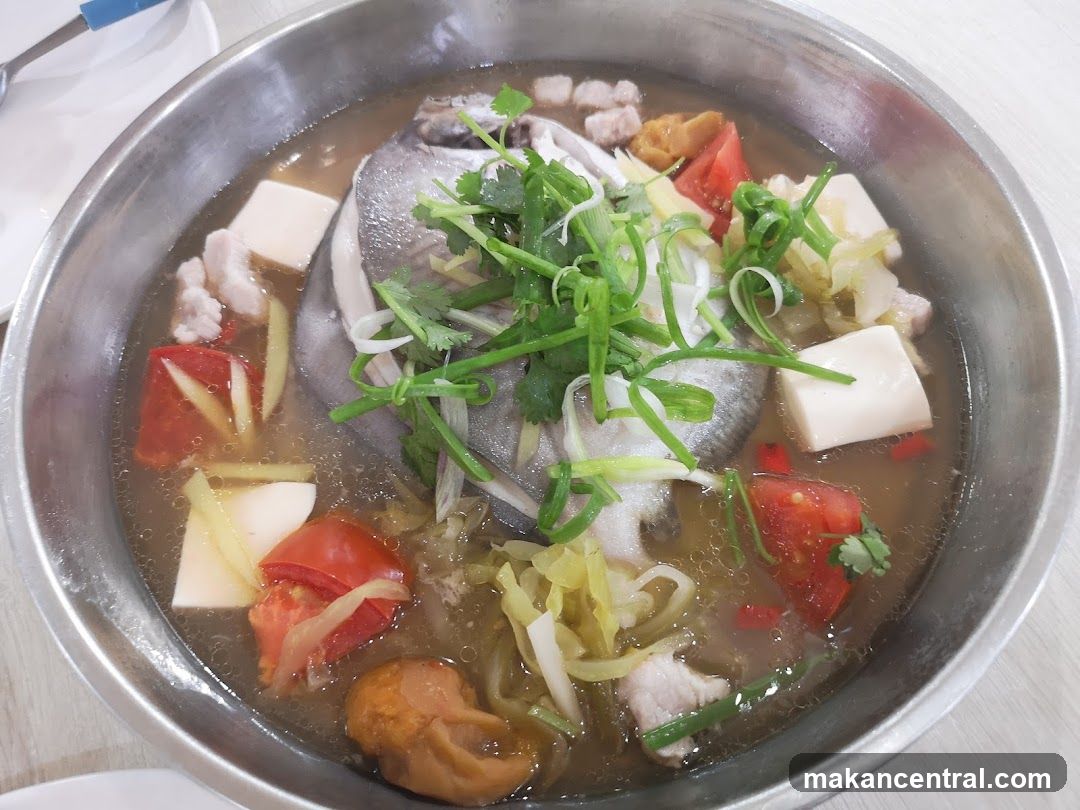Fish Soup with Tofu and Vegetables