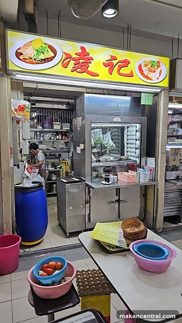 Food stall interior