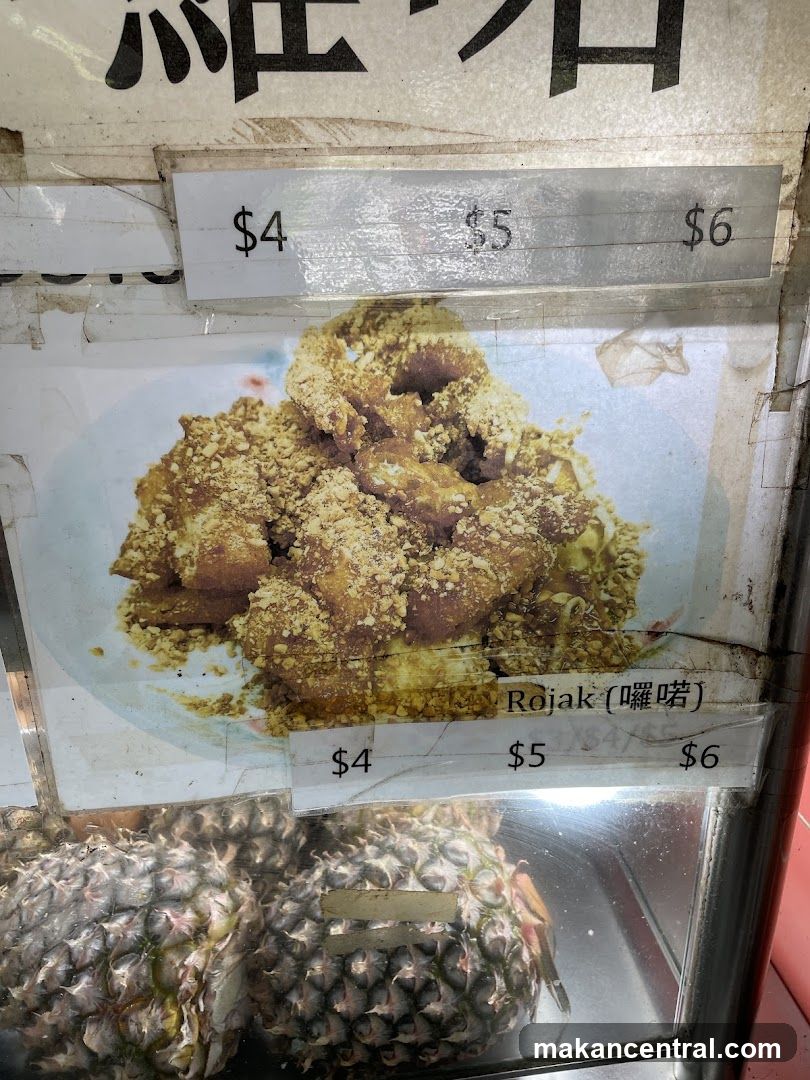 Food Display with Pricing Labels